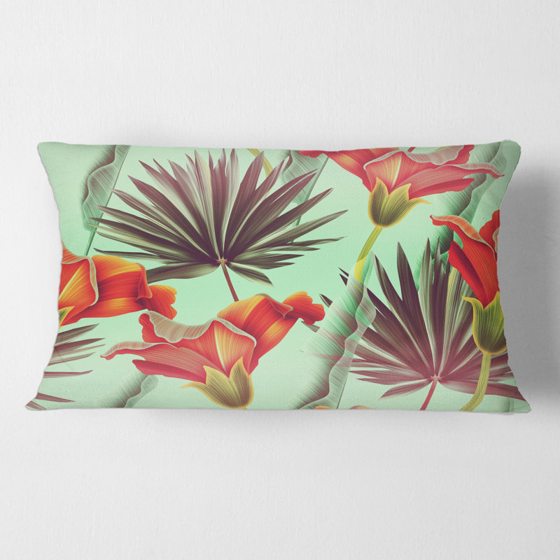 Housse et insert pour coussin Tropical Flowers
