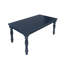 Pearce Westport Modern Farmhouse 72" Extension Dining Table - Navy-289844680