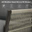 Ensemble de 2 chaises de patio à bascule pivotantes pour l'extérieur, Wicker Furniture