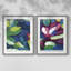 Night Garden Exhibition Posters III-Premium Framed Print -Ready to Hang - No Nails Required - No Nails Required-1724938742-1724938740