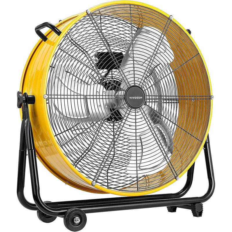 24 In. Industrial 3-speed Tilt Drum Fan