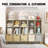 6-Cube Open Shelf Bookcase With Legs And Back Panel Oak