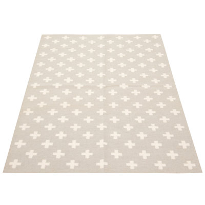 Helin Wool Geometric Indoor Rug