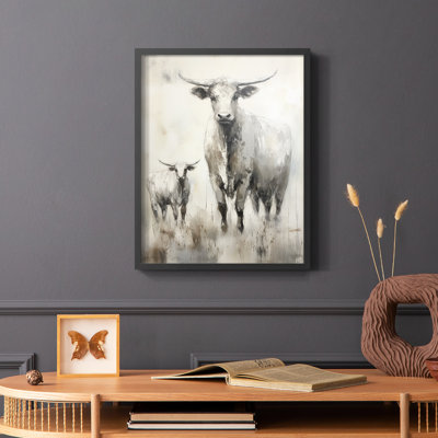ANIMALS Series CCLxxvii - reproduction encadrée de qualité supérieure - prête à être accrochée - aucun clou requis