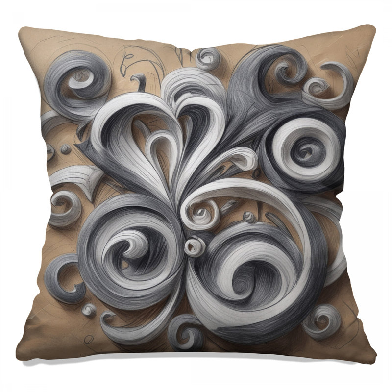 Coussins Swirling, 20 po x 20 po
