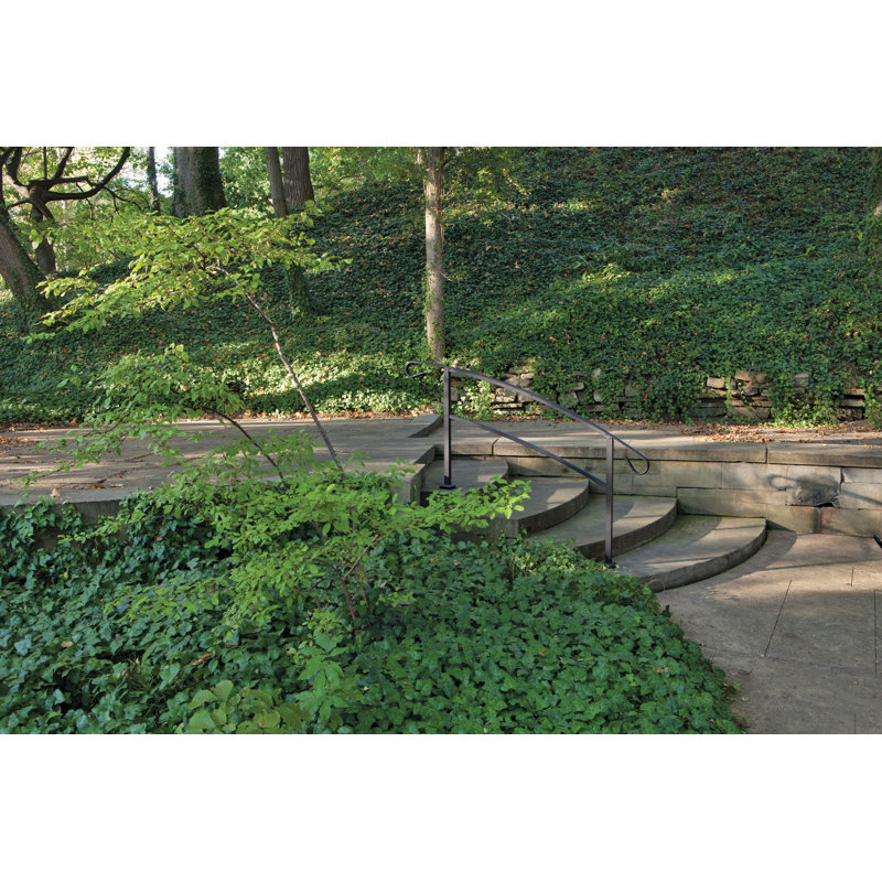 Handirail 5-Step Aluminum Rail Kit, Matte Black