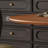 Nut-brown Round Solid Wood Dining table-119478183