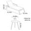Chaise longue d'extérieur réglable Premium