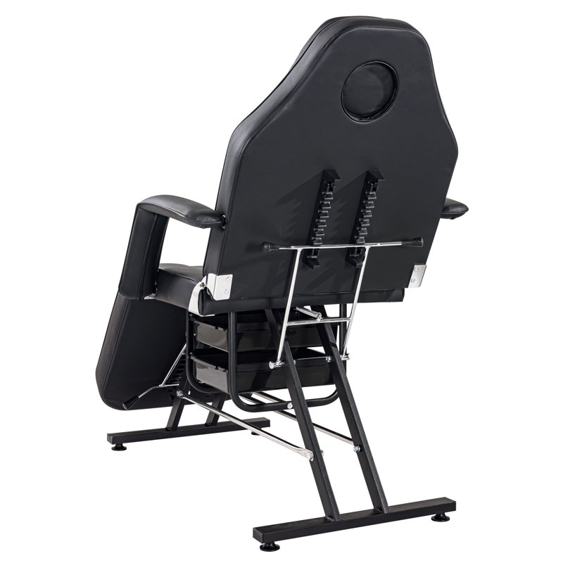 Mahvish Faux Leather Massage Chair with Ottoman
