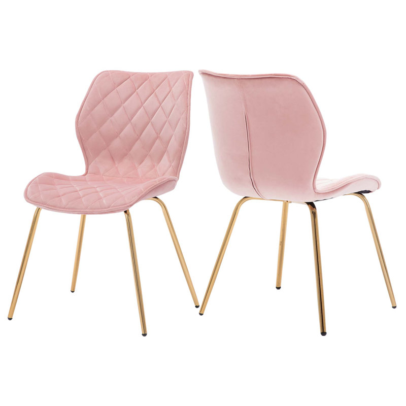 Schiavo upholstered chair, Pink