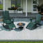 Ensemble de 4 repose-pieds Adirondack Hdpe Classic-1158755489