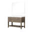Meuble-lavabo 48 po en chêne gris avec comptoir en marbre et miroir de 46 po L 22 po x 46 po Espace généreux-1703255228