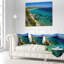 Magnifique plage grecque de mer - coussin imprimé Sea & Shore-29600163-29600166