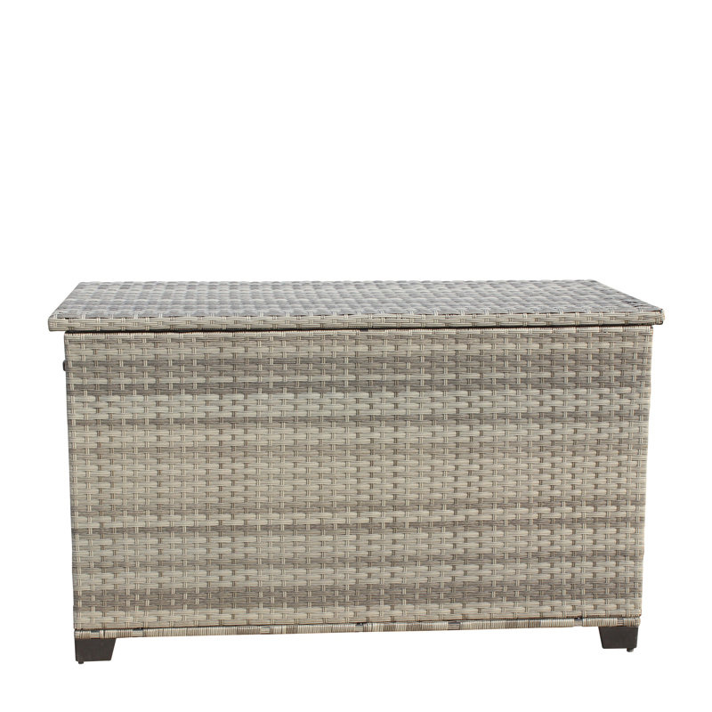 Wicker Patio Furniture Storage Box