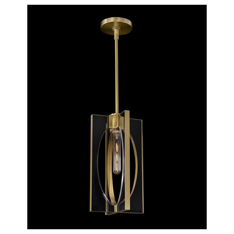 Genesis 1 - Light Antique Brass Single Pendant