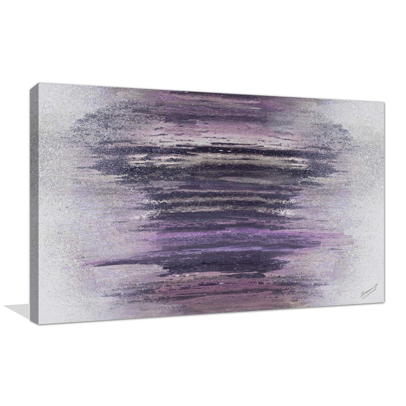 Bois mauves - reproduction d'art sur toile tendue, H 28 po x l 48 po x P 1,5 po