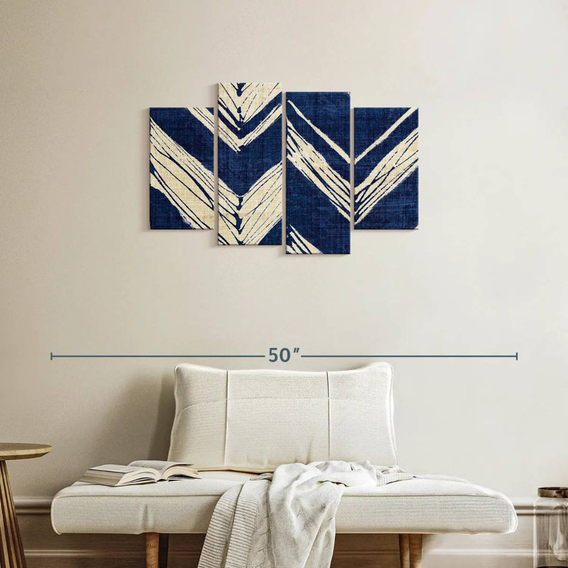 Kerner Indigo Batik II, 22'' H x 36'' W