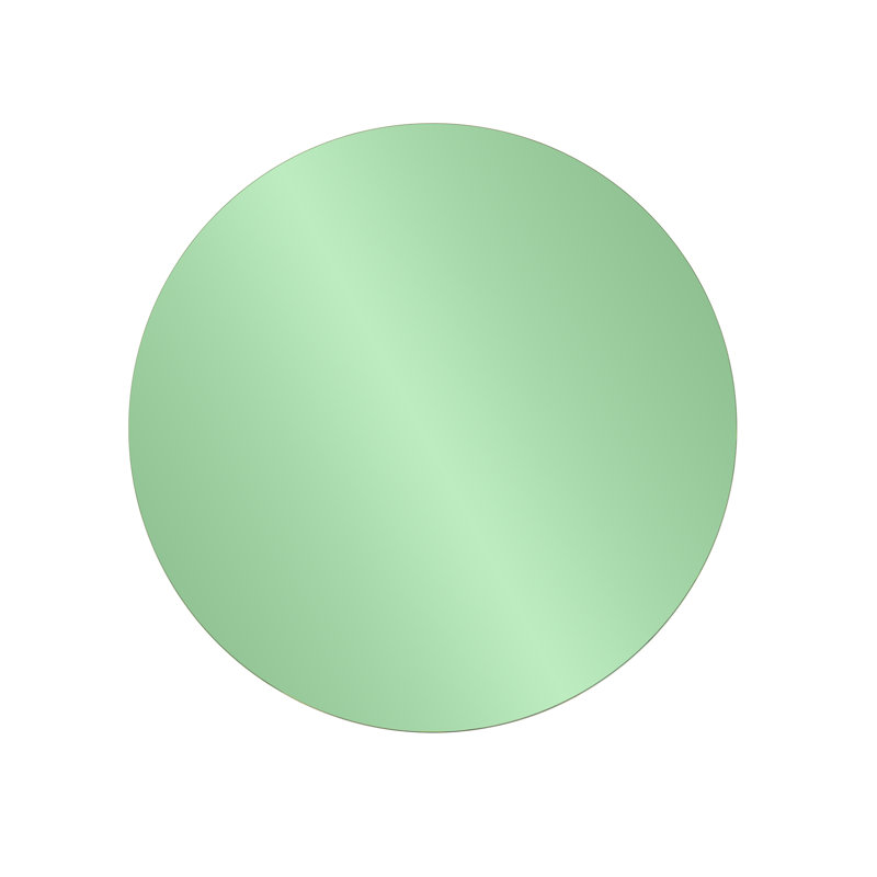 Bleu saphir rond petit, Vert, 30 po x 30 po