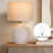 22'' Farmhouse Jar Table Lamp, Rotary Switch Rustic Bedside Lamp Pot Nightstand Lamp for Home Deco-1222205505