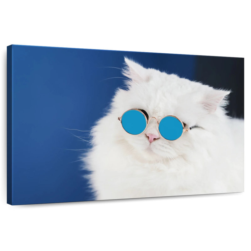 Brampt Cat Glasses, 32" H x 48" W