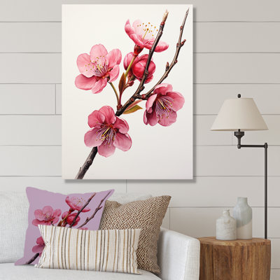 Pink Springtime Cherries - Cherry Wall Art