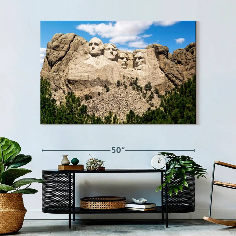 Lelar Mount Rushmore Landmark, 34" H x 51" W