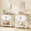 Console 31,5 ", table de hall d'entrée avec tablette de rangement, table basse-210844006