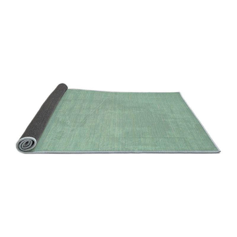 Tapis contemporain sauge, Rond 8 pi