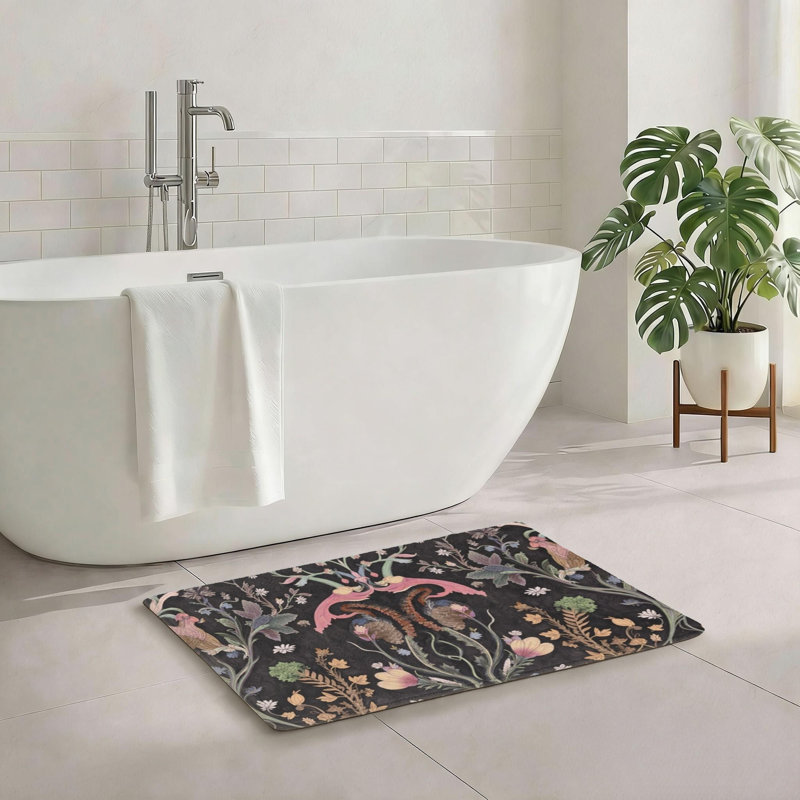 Multicolore tapis de bain foncé 20 "x 32" pour salle de bain