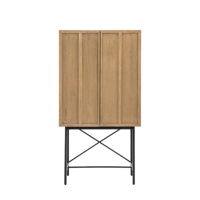 Beeney Solid Wood Bar Cart