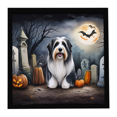 Impression sur toile, barbu, effrayant, Halloween