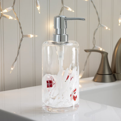 Avanti Santa & Presents Glass Lotion Dispenser