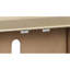 Poids: 149,48 lb avec console taupe et chêne