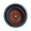 Décoration de jardin en céramique durable bleu antique moderne pour patio, jardin et rebord de fenêtre