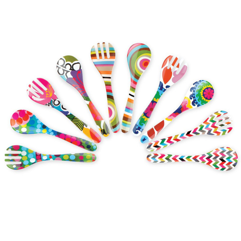 Ziggy Melamine Salad Servers
