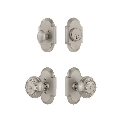 Nostalgic Warehouse Cottage Entry Set with Meadows Knob