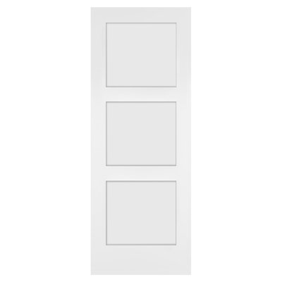 Porte intérieure 80 po. X 80 po + 1/2 po 3 panneaux encastrés
