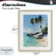 «Rocky Tropical Shore», reproduction sous verre encadrée, design par Franklyn Gregory-130832354-130832356
