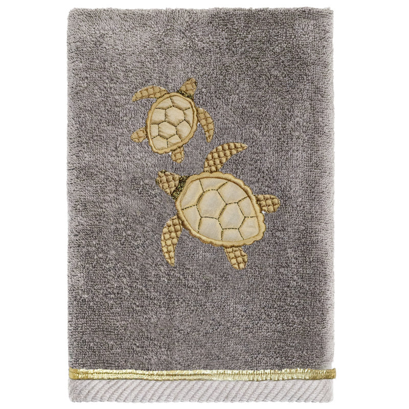  Débarbouillette en coton Tortuga, Gris anthracite