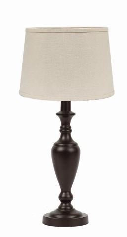 Denaro Metal Lamp, 18" H x 14" W x 18" D