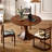 Elegant solid wood dining table-461952421