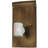 Rustic Lodge Copper Flush Mounted Sconce