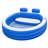Plastic Novelty Inflatable Pool 31.1'' H x 86.22'' W x 90.94'' L