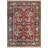 Red Hand Knotted Wool Traditional Floral Area Rug-85274750