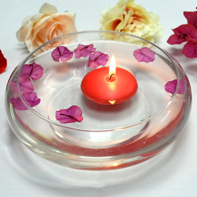 Bougie flottante sans parfum Ruby