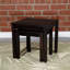 Ensemble de 2 tables gigognes en eucalyptus
