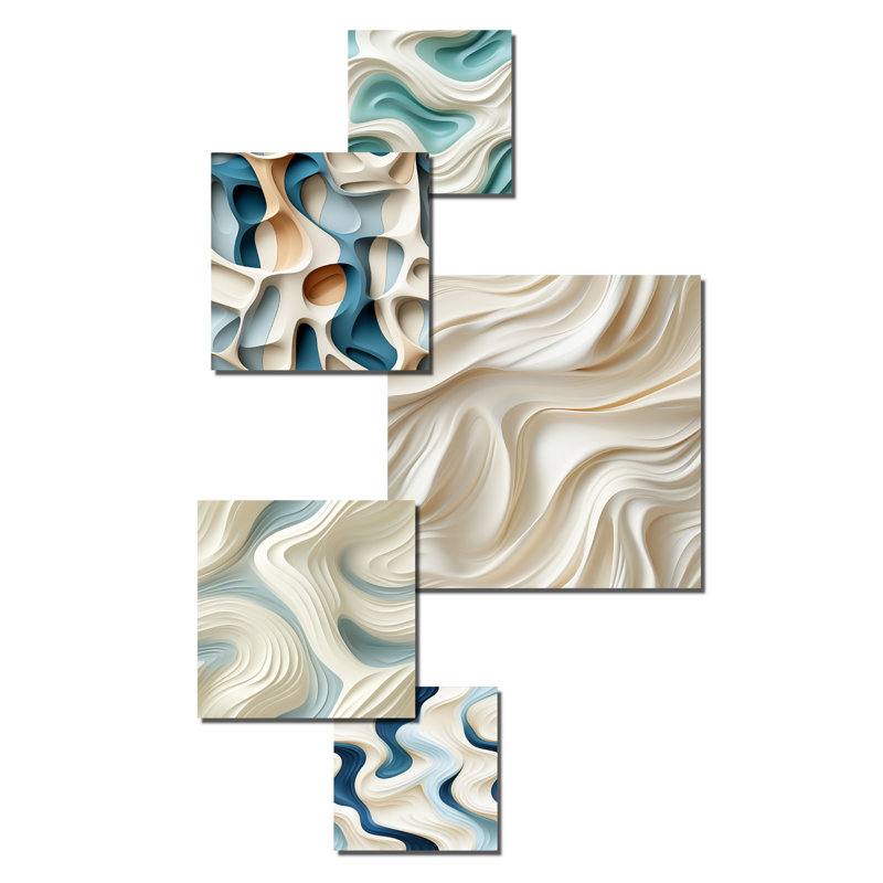 Corwen - Ensemble d'art mural abstrait de 5
