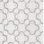 Carrara White Rosetta 12 in. x 12 in. Polished Marble Mosaic Floor and Wall Tile