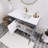41.75'' Single Bathroom Vanity with Acrylic Top-176744256