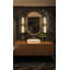Meuble-lavabo chromé 1 lumière Cochran-303015725